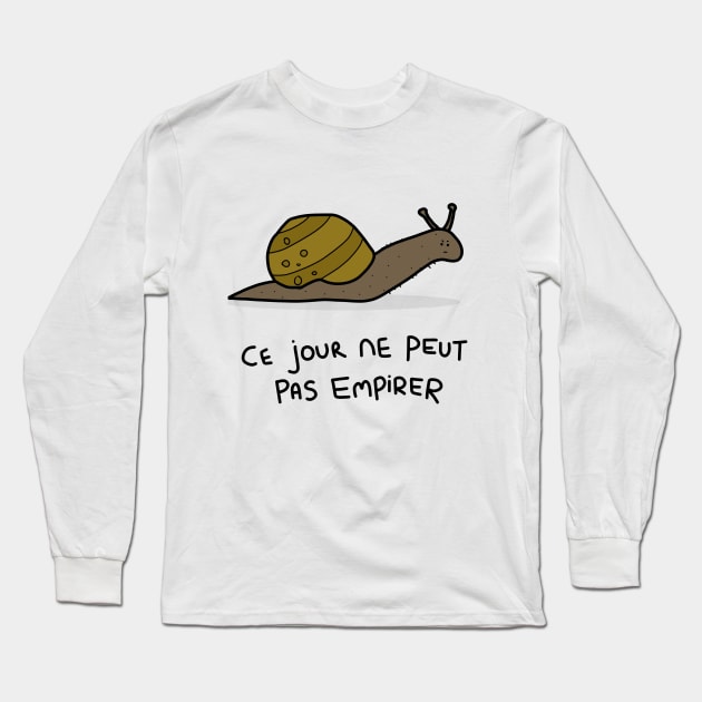 Grumpy Snail Long Sleeve T-Shirt by grumpyanimals